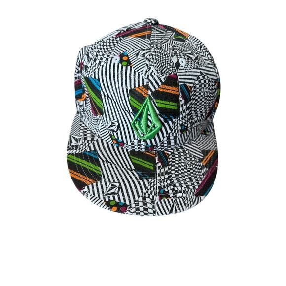 Volcom Old School size 7 1/4 - 7 5/8 Retro Hat/Cap; Embroidered Adult Skater - Picture 1 of 9
